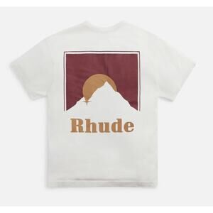 Rhude Moonlight Tee Vintage White Graphic Tee LARGE Unisex LIMITED
